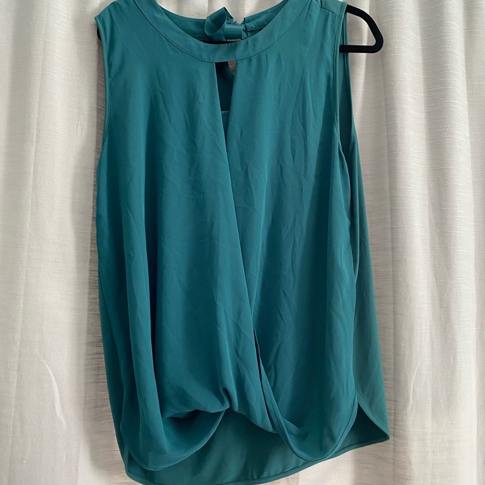XL dark green bubble bottom new dressy women’s top